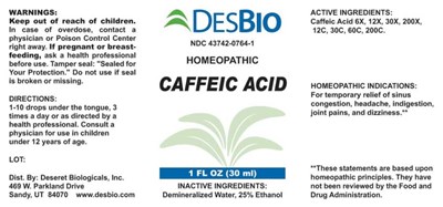 Caffeic Acid (Dsrt54 Caffeic Acid 6 2 16)